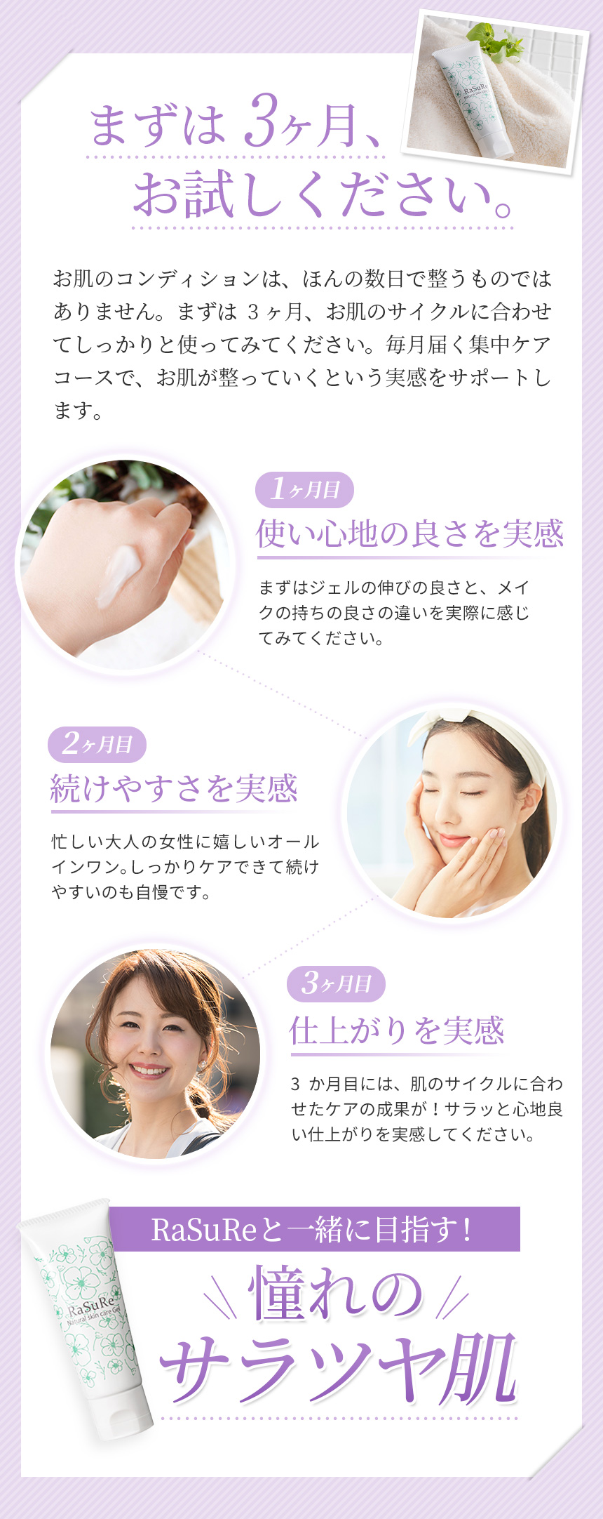 まずは3カ月お試しください